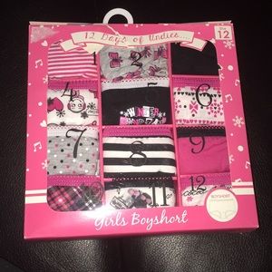 Girls boyshort underwear (12 pair)
